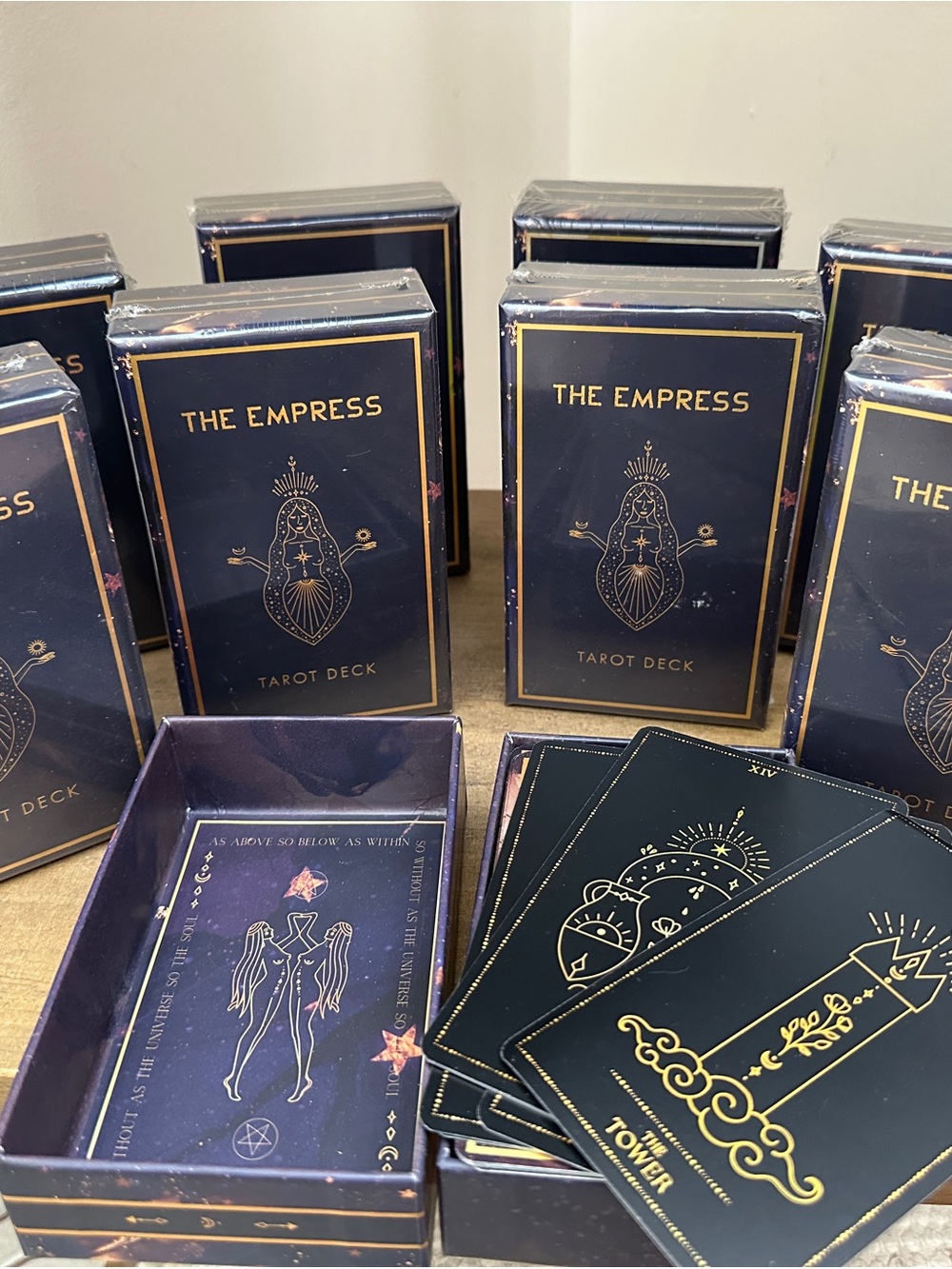 Tarot Deck - Black & Gold